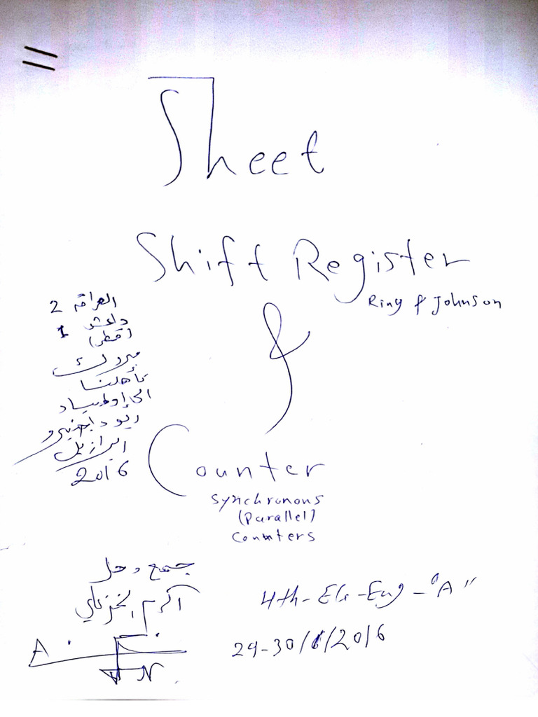 Shift Register | PDF