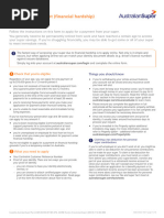 Hostplus Financial Hardship Withdrawal Form | PDF | Credit | Finance ...