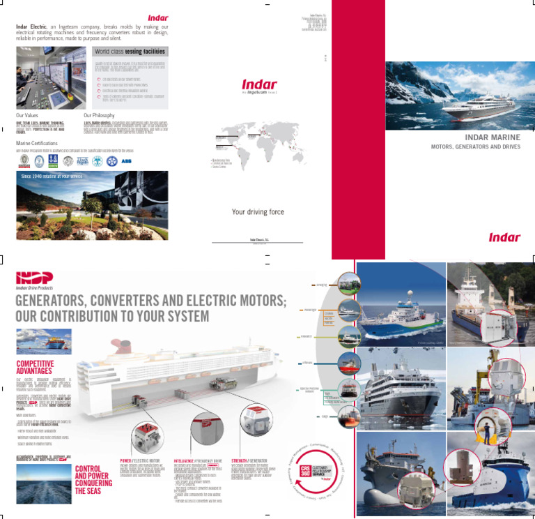 Indar Marine Electric Motors & Generators | PDF | Marine Propulsion ...