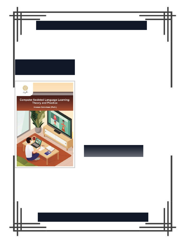 Computer Assisted Language Learning Theory to Practice 1st Edition ...