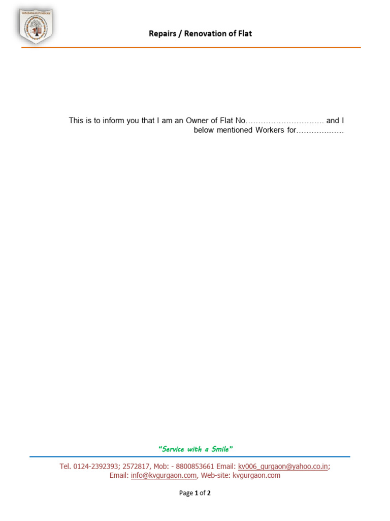 110923060957Form No. 06 Repairs Renovation | PDF | Chess Theory
