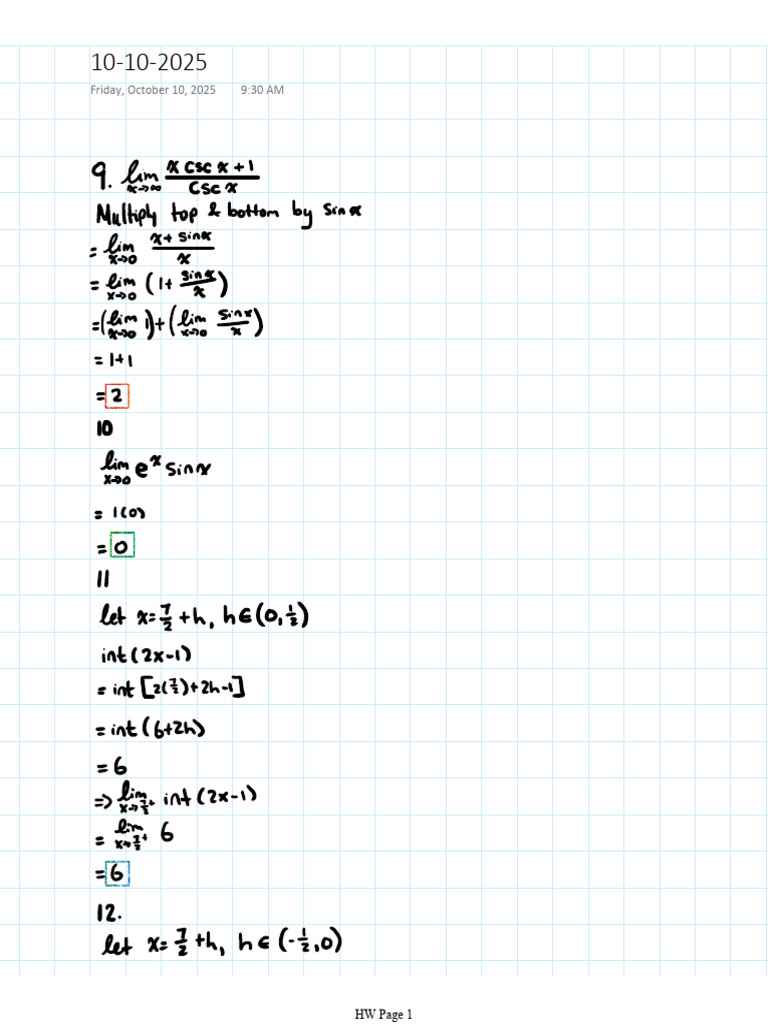 Homework 10-10-25 | PDF