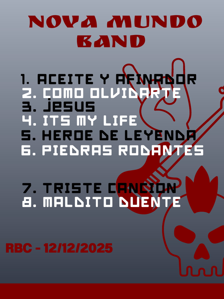 Canciones de Nova MUNDO BAND | PDF