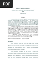 Download PERANAN SEKTOR PERTANIAN by Reny Sukmawani SN97150395 doc pdf