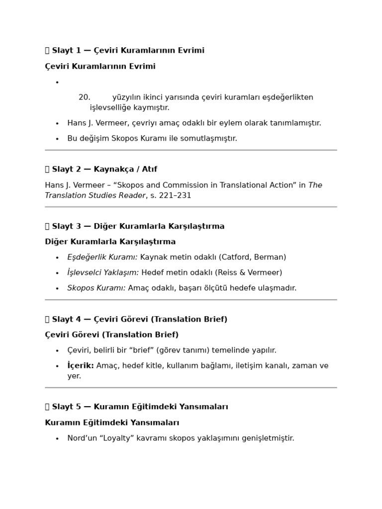 Translation Theories 3 Transkript | PDF