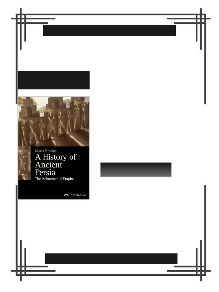 A History of Ancient Persia Maria Brosius ebook fully accessible 2025 ...
