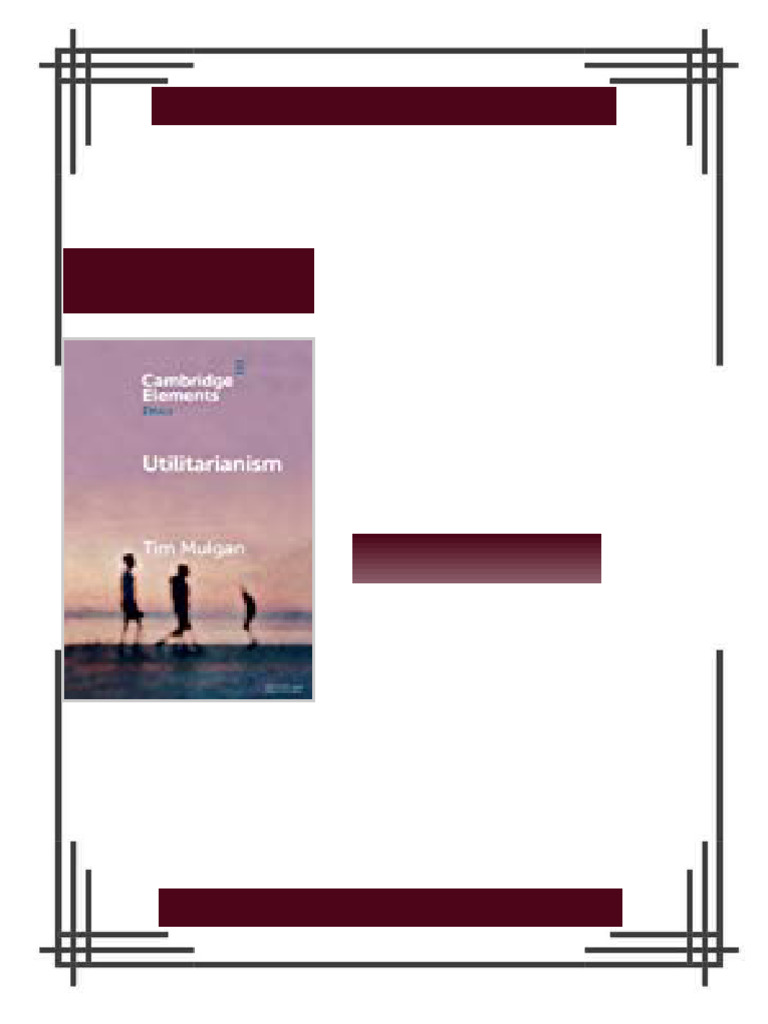 Utilitarianism Tim Mulgan eBook reference eBook | PDF | Utilitarianism ...