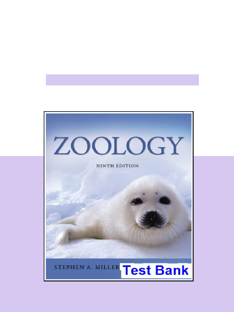 Zoology 9th Edition Miller Test Bank - test bank and solution manual resources | PDF | Protozoa ...