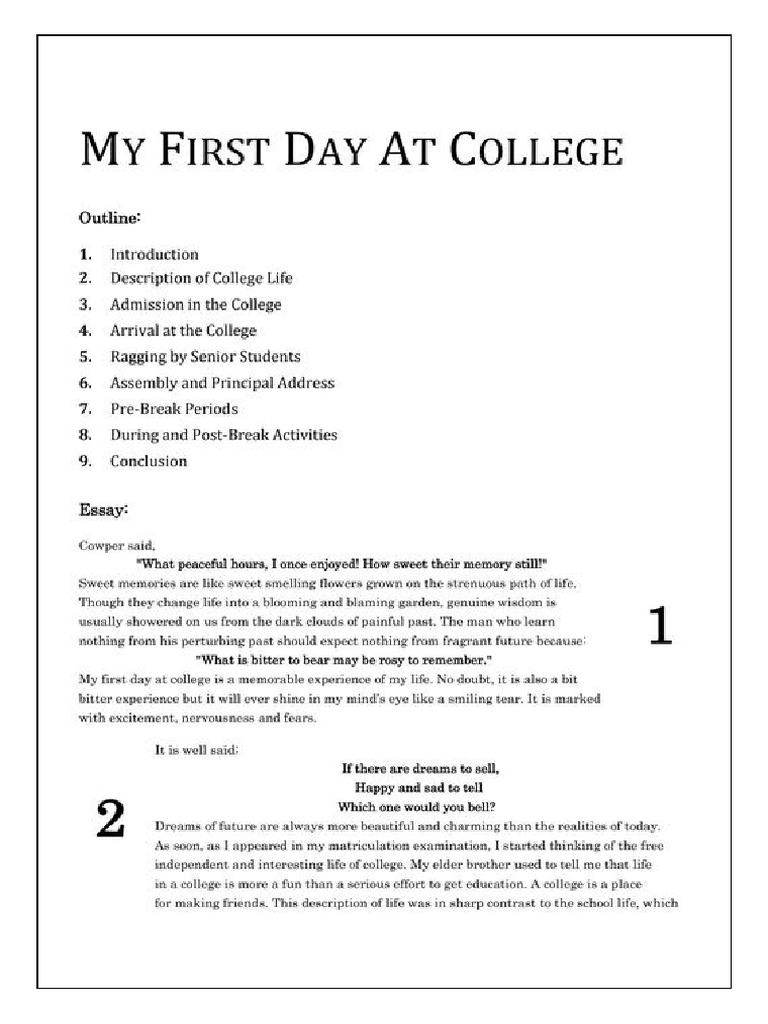 English Eassy Notes | PDF