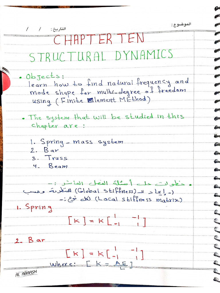 FEM Chapter 10 Structrual Dynamics | PDF