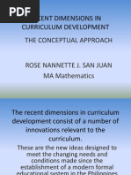 Download Recent Dimensions in Curriculum Development by Rose J San Juan SN97153558 doc pdf