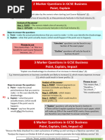 Structuring a 9 Mark Business Answer | PDF | Educational Assessment And ...