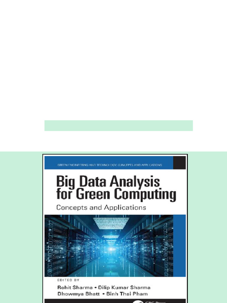 (Ebook) Big Data Analysis for Green Computing: Concepts and ...
