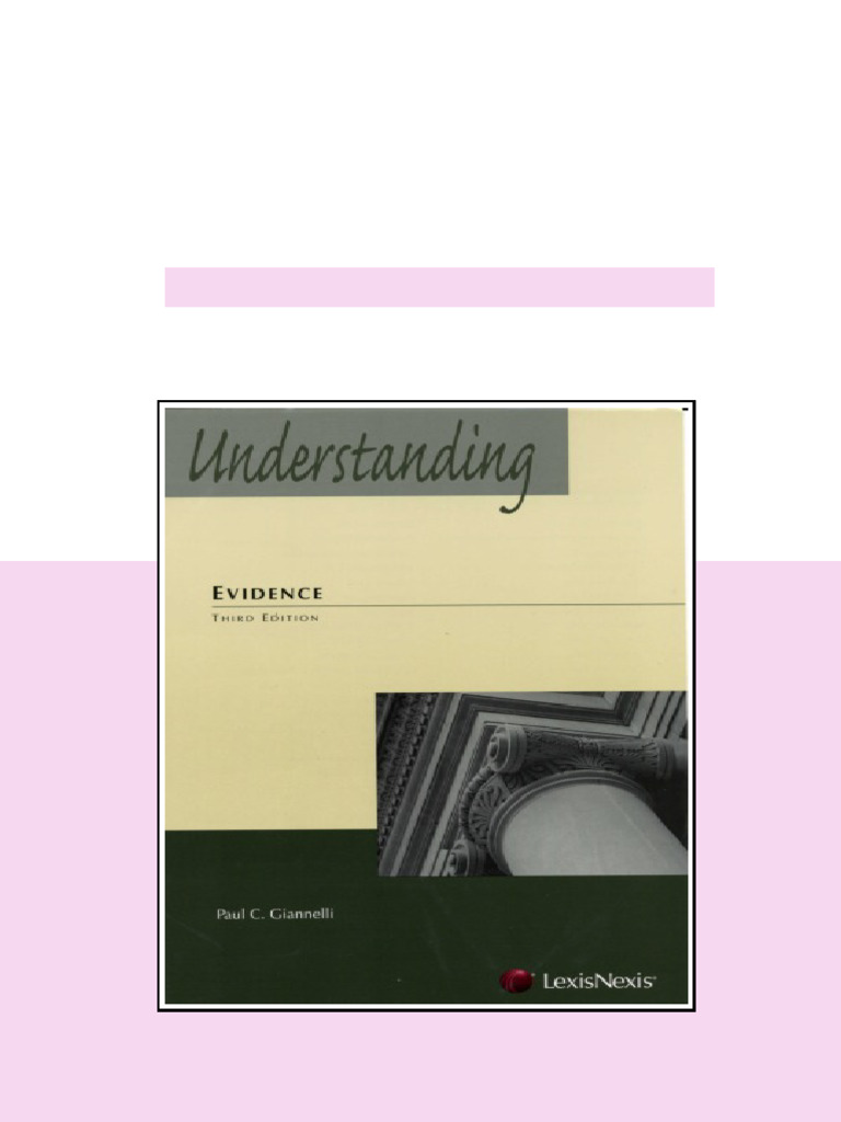 (Ebook) Understanding evidence by Paul C Giannelli ISBN 9781422470381 ...