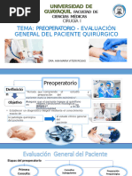 Exámenes Preoperatorios en Cirugía | PDF | Sangre | Electrocardiografia