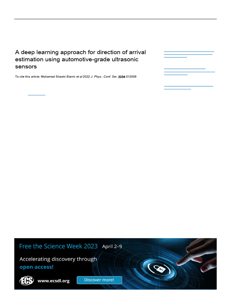 Deep Learning for Direction Estimation | PDF | Matrix (Mathematics ...