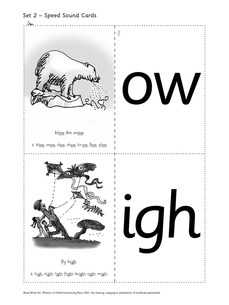 Read Write Inc. Phonics Speed Sound Cards | PDF