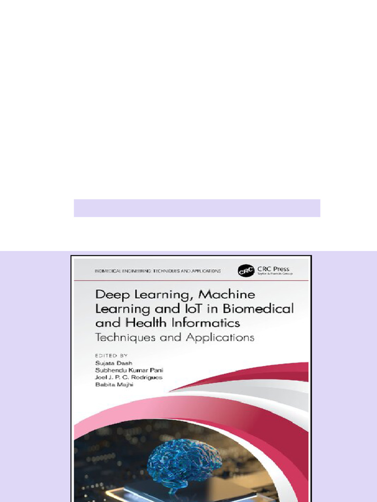 (Ebook) Deep Learning, Machine Learning and IoT in Biomedical and ...