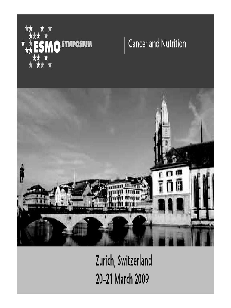 ESMO Cancer and Nutrition 2009 Cancer Cachexia Medical Management | PDF ...