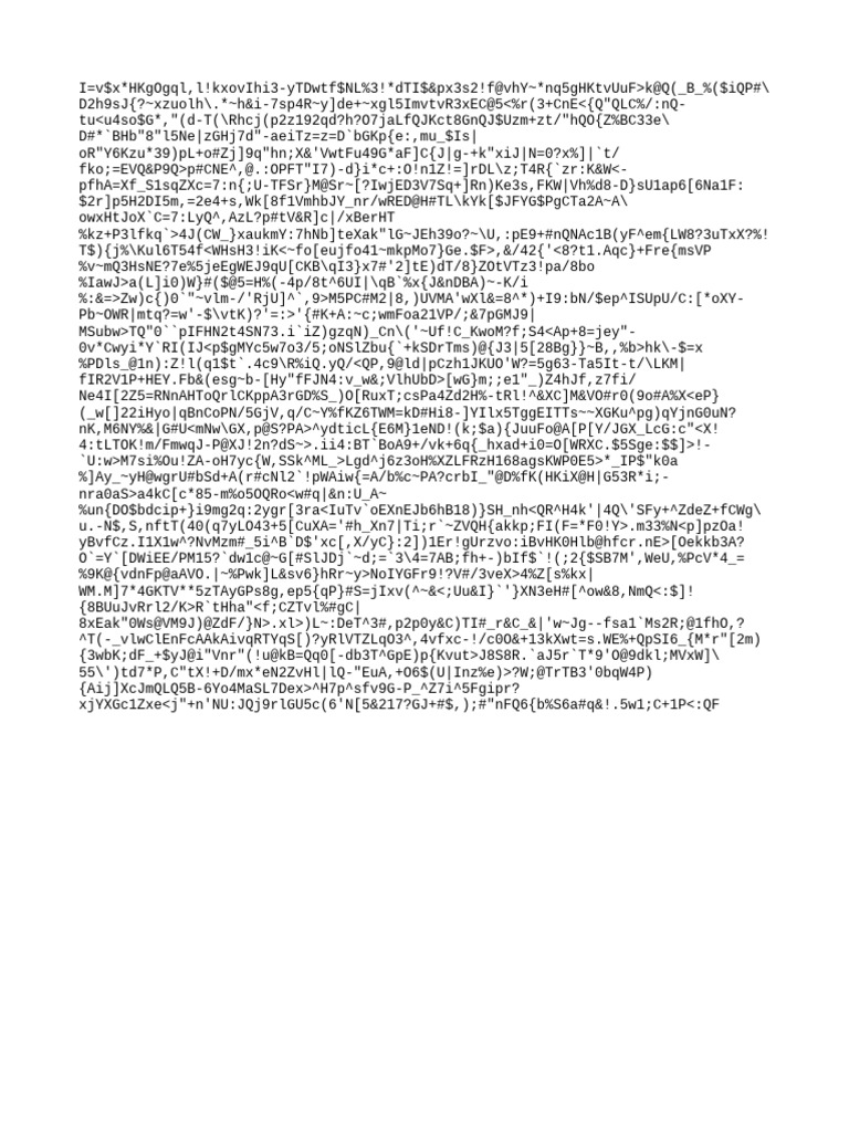 Encrypted Data String Analysis | PDF