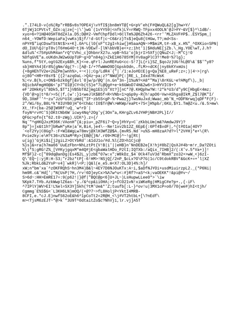 Encrypted Document Analysis | PDF