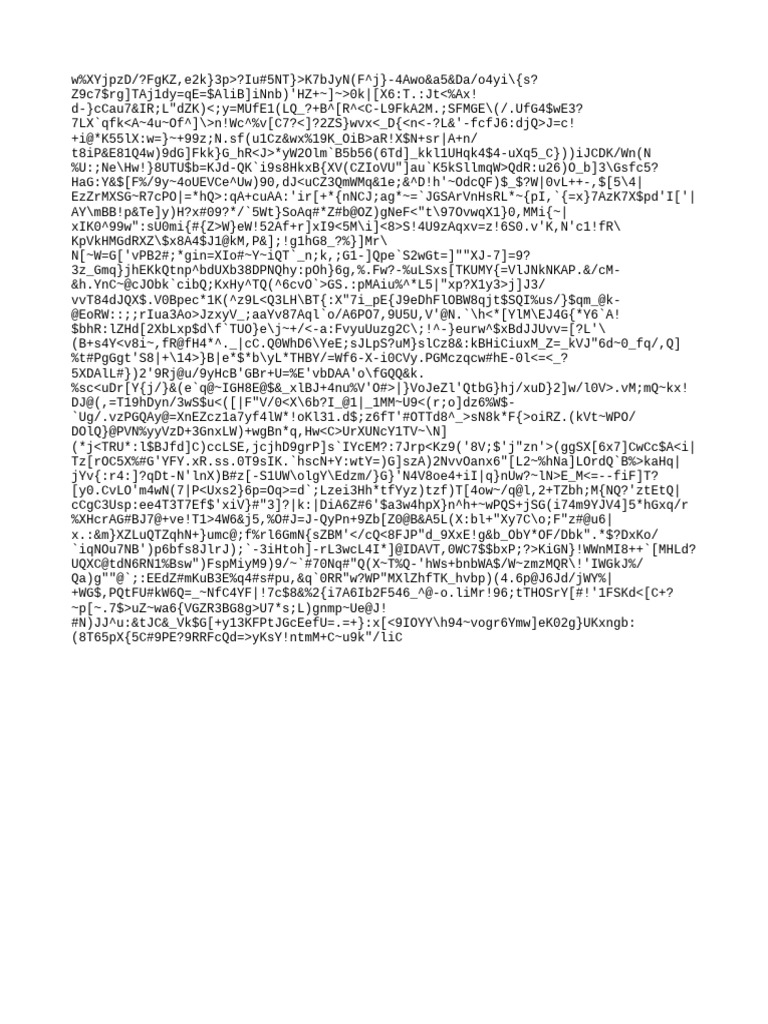 Encrypted Data Analysis Document | PDF