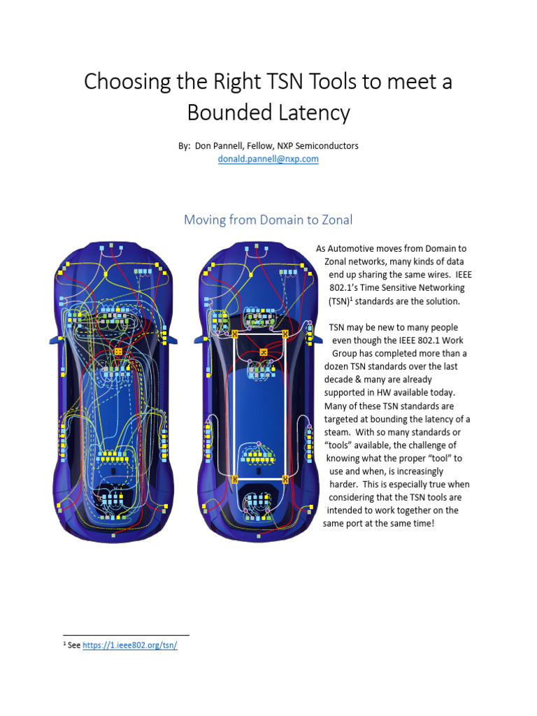 Choosing TSN Tools for Bounded Latency | PDF | Computer Network ...
