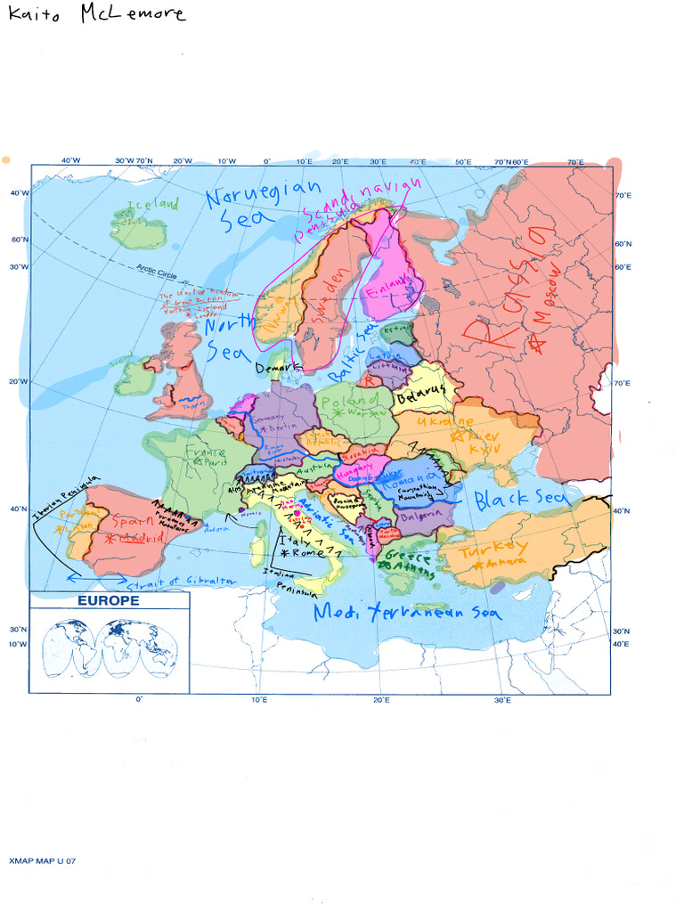 Europe Map | PDF