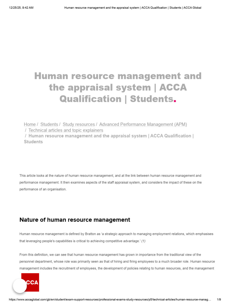 Human Resource Management Insights | PDF | Human Resources ...
