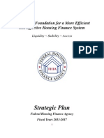 FHFA Draft Strategic Plan 2013-2017