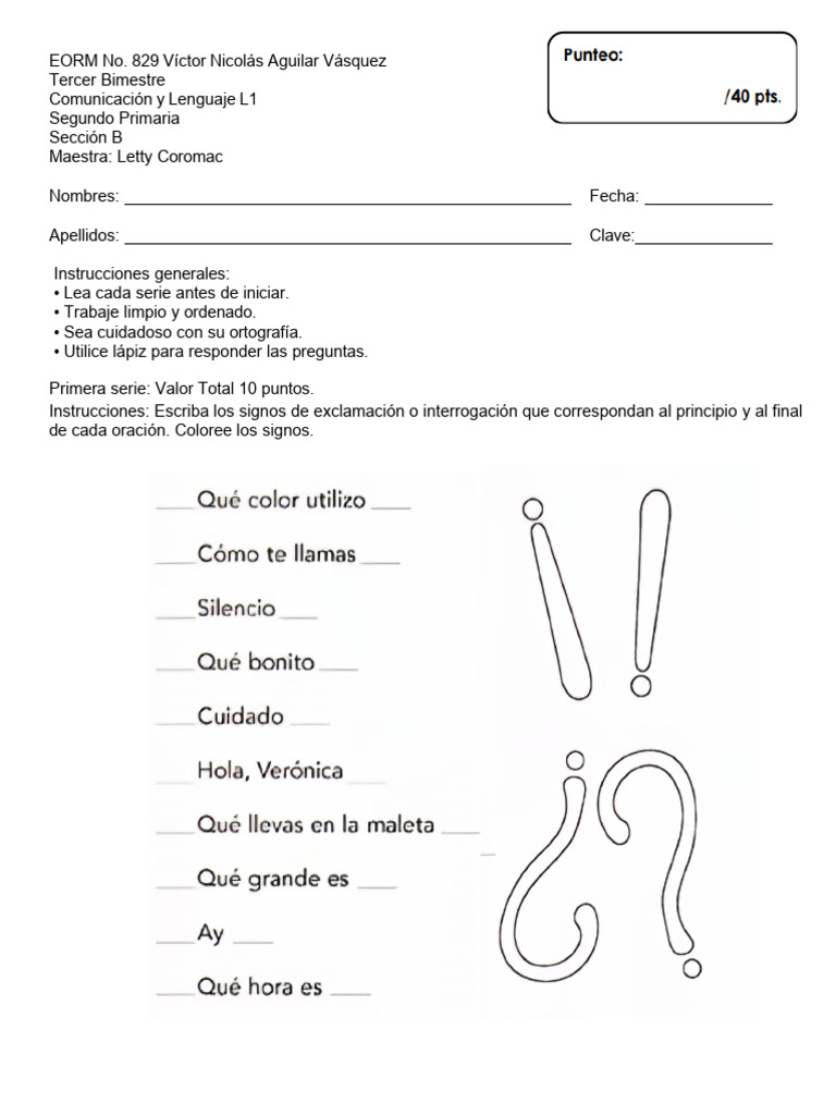 Actividades de Aprendizaje para Segundo Primaria | PDF