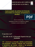 Extensão Universitária e Desenvolvimento Social