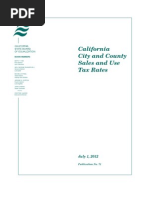 Download California Cities and County Sales and Use Tax Rates 2012 by L A Paterson SN97160196 doc pdf