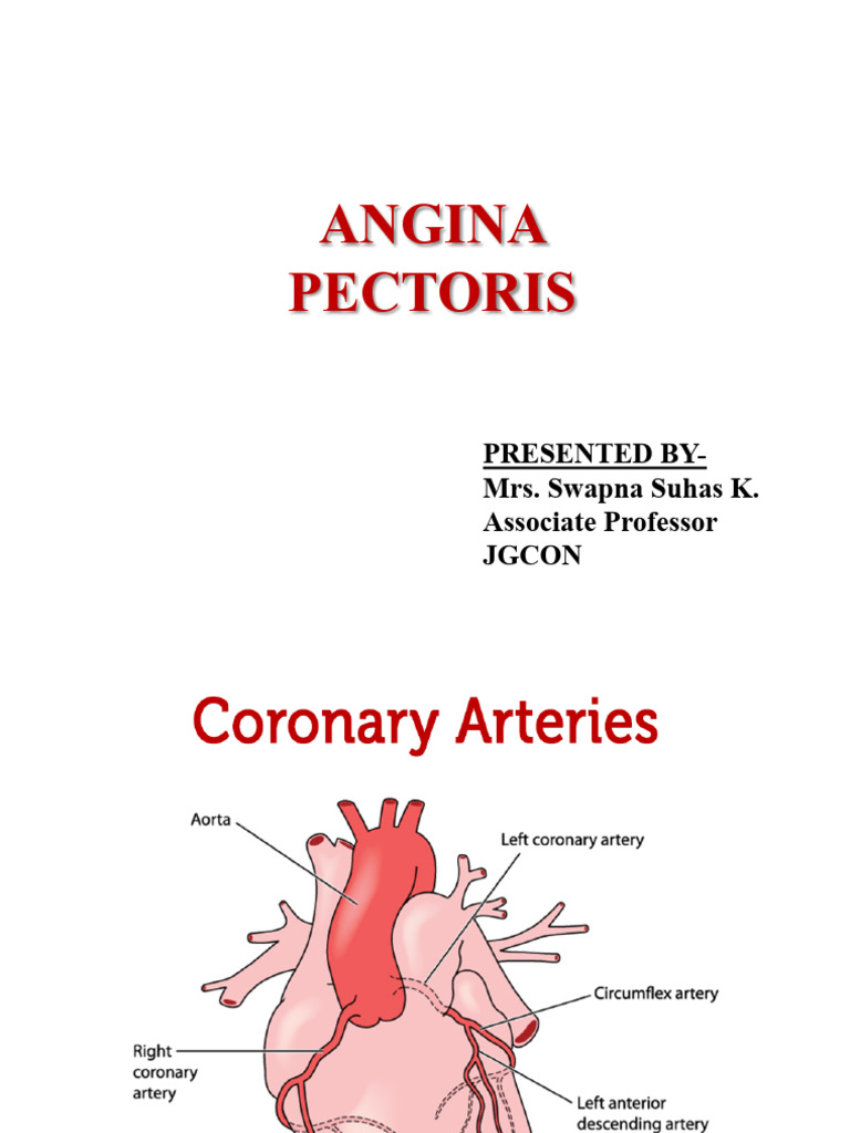 angina pectoris | PDF | Atherosclerosis | Myocardial Infarction