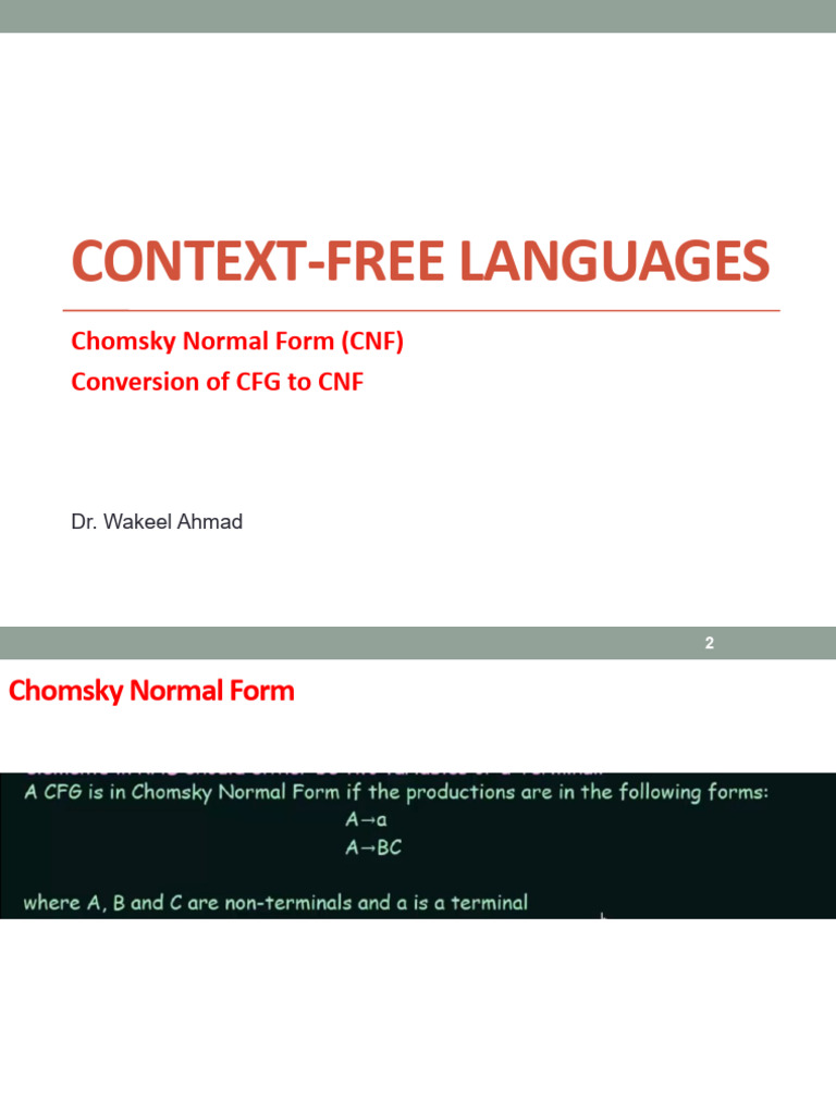 Lecture # 8 CNF | PDF