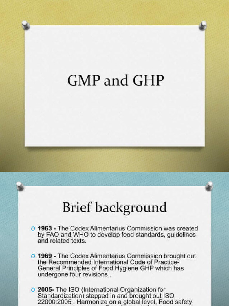GMP and GHP | PDF
