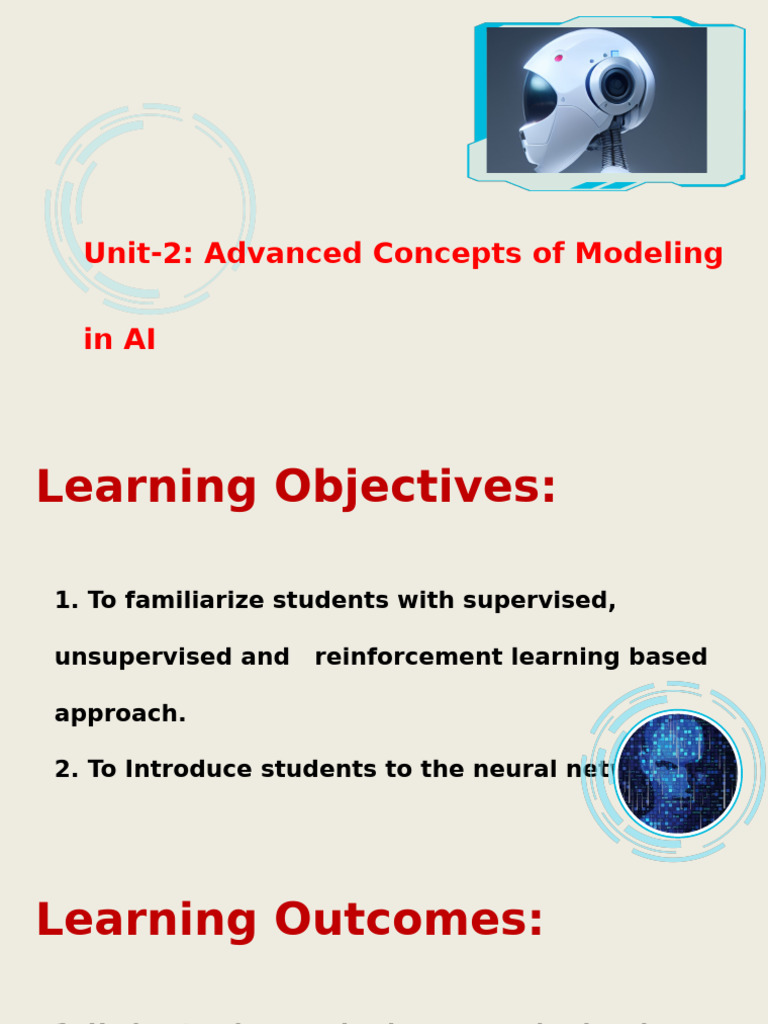 Advanced AI Modeling Concepts | PDF | Machine Learning | Deep Learning