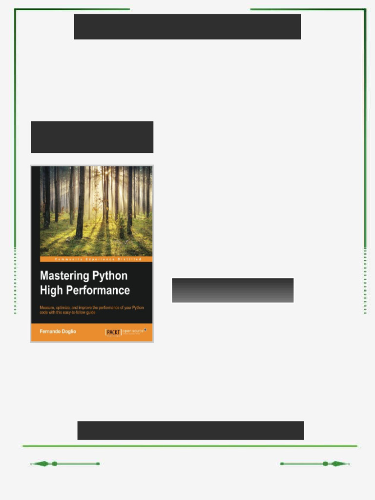 Mastering Python High Performance 1st Edition Fernando Doglio ebook ...