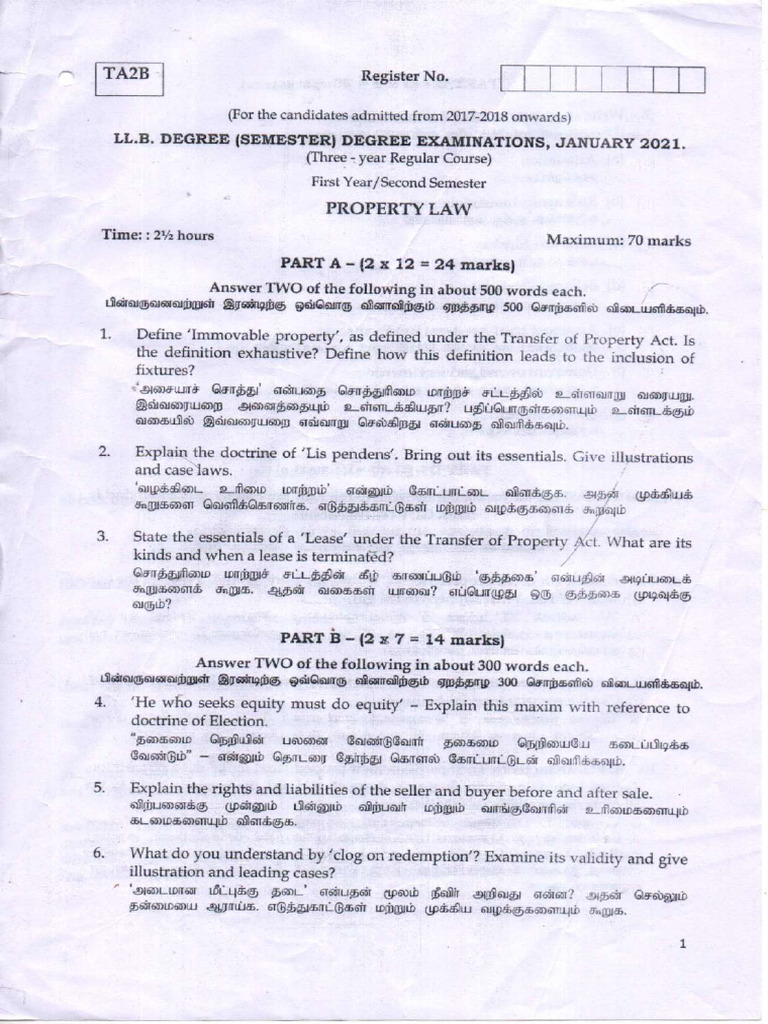 Property Law | PDF