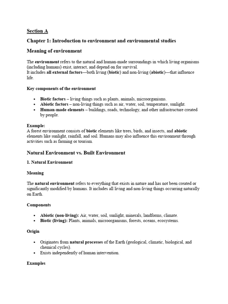 Understanding Environment and Ecology | PDF | Ecosystem | Ecology