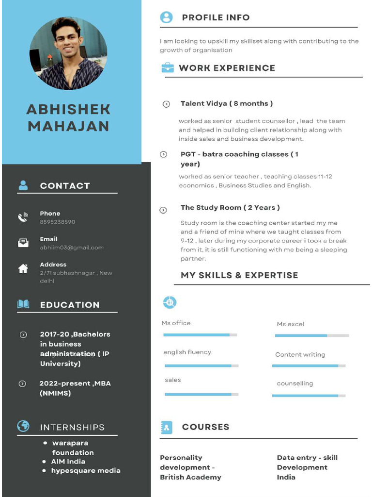 Resume - Abhishek | PDF