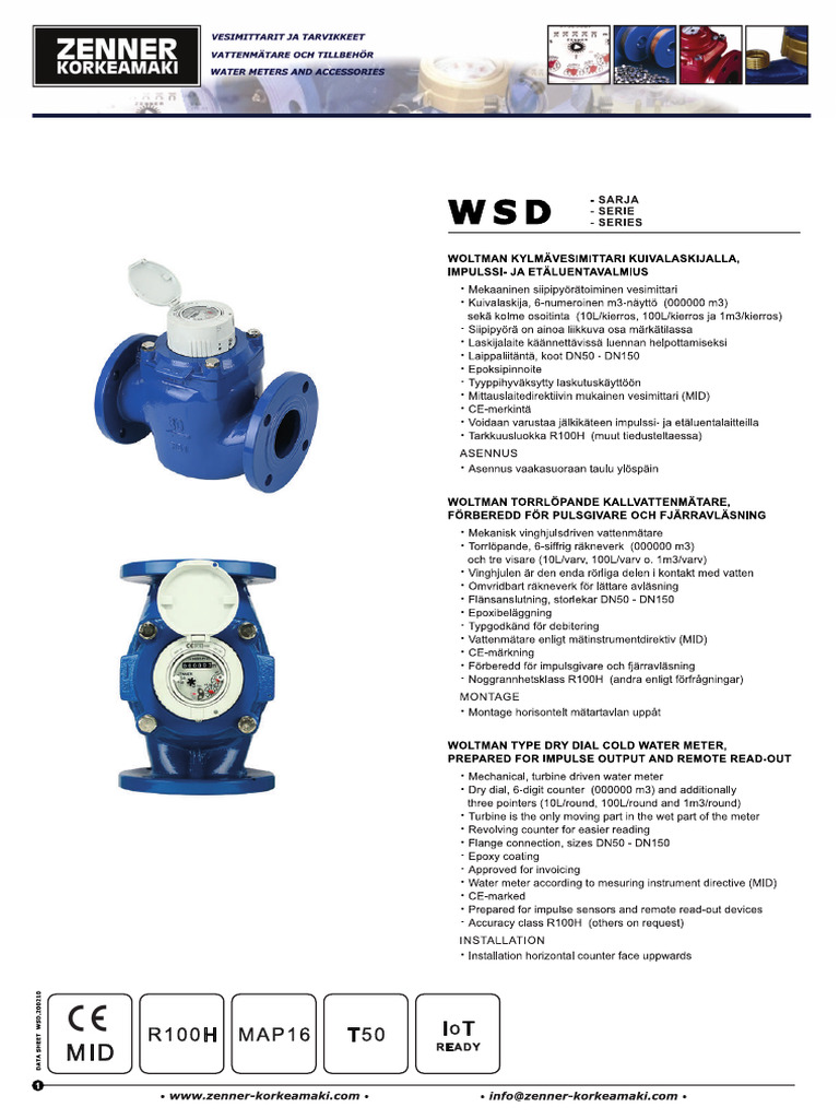 Zenner WSD | PDF