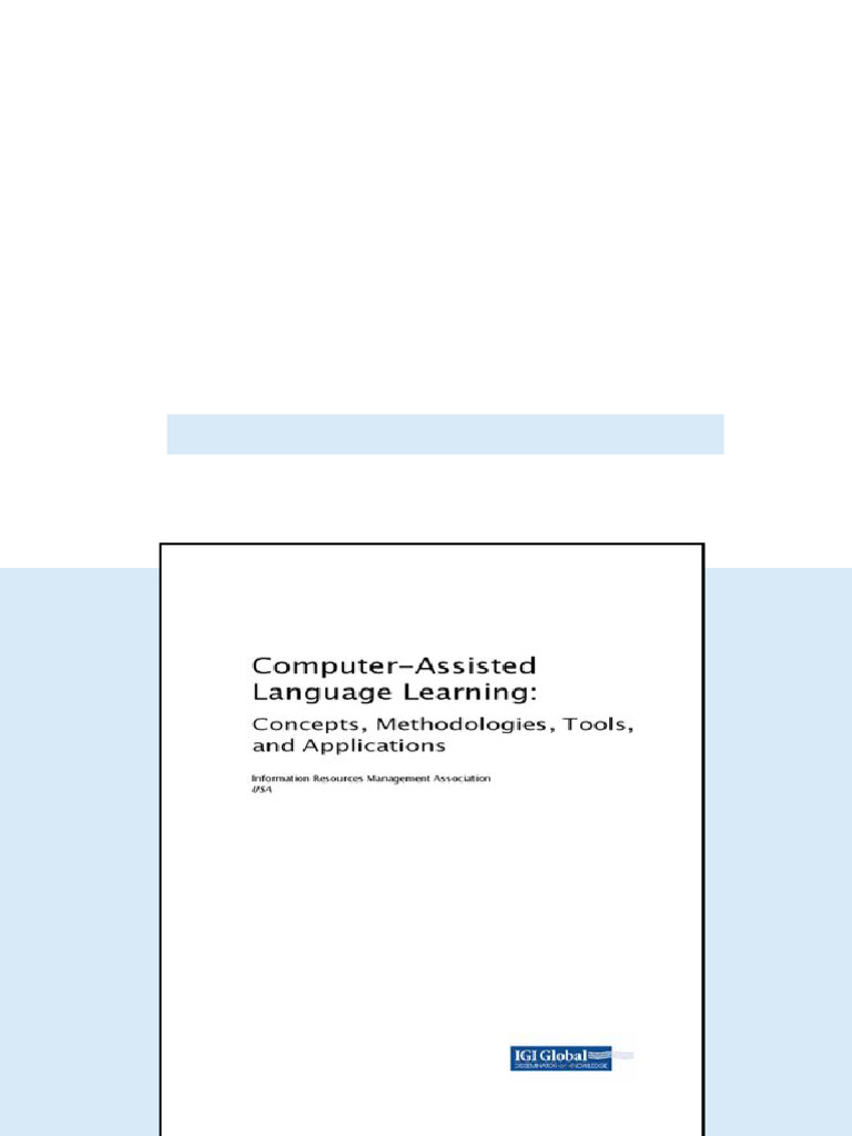 (Ebook) Computer-Assisted Language Learning: Concepts, Methodologies ...