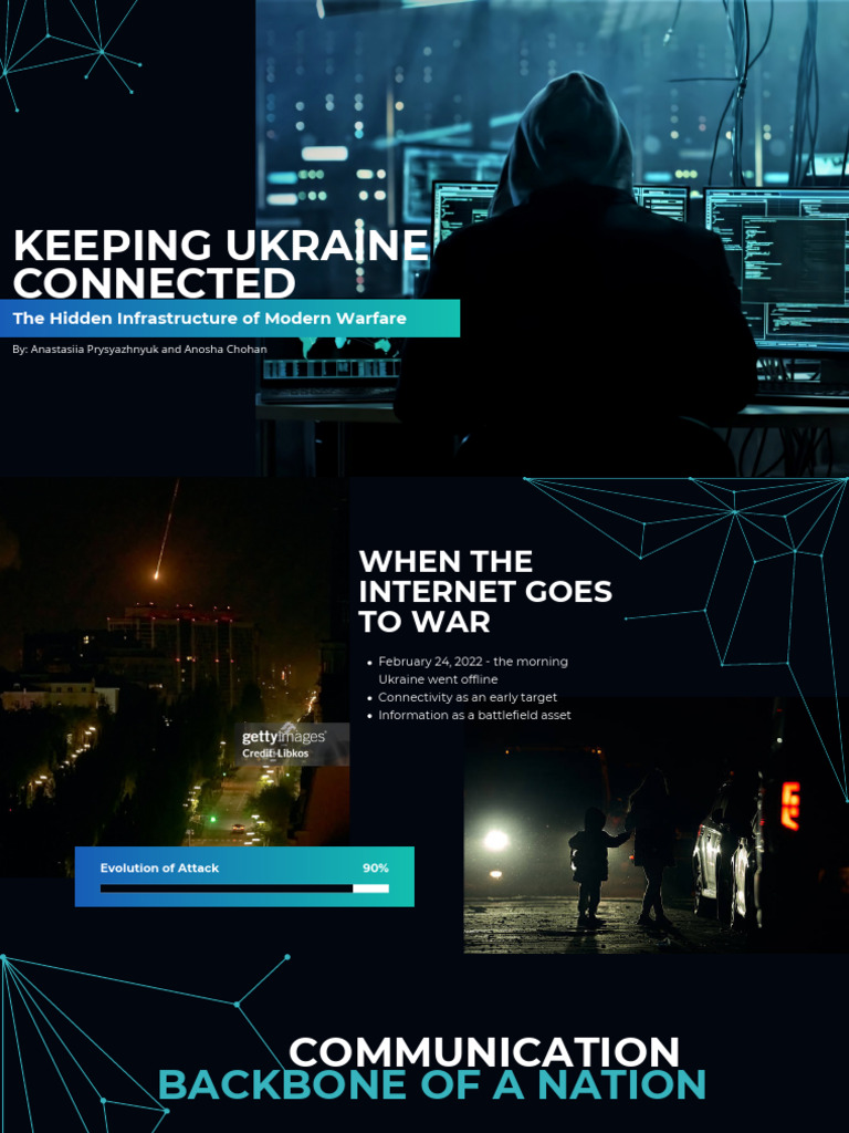 Black Blue Modern Gradient Cybersecurity Presentation | PDF | Computer ...