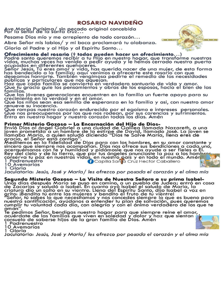 Rosario Niño Dios | PDF