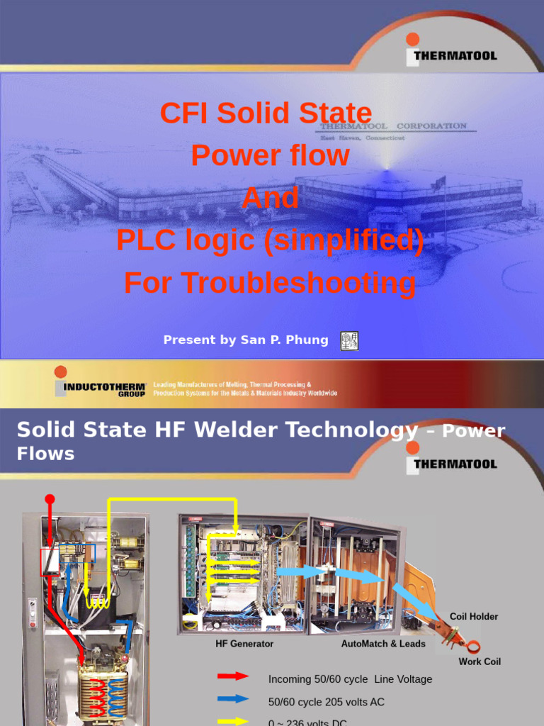 Solid State HF Welder PLC Logic Guide | PDF | Alternating Current ...