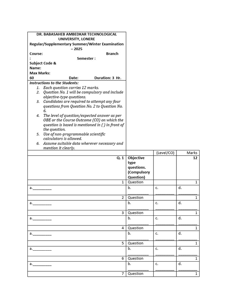 Sample Question Paper Format | PDF | Chess Theory | Chess