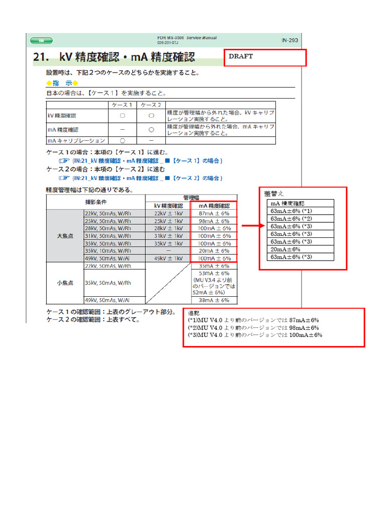 Revised MA Accuracy Table For Ver 4.0 For Stand | PDF