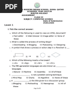 Grade 10 Computer Science Test Questions | PDF | Control Flow ...