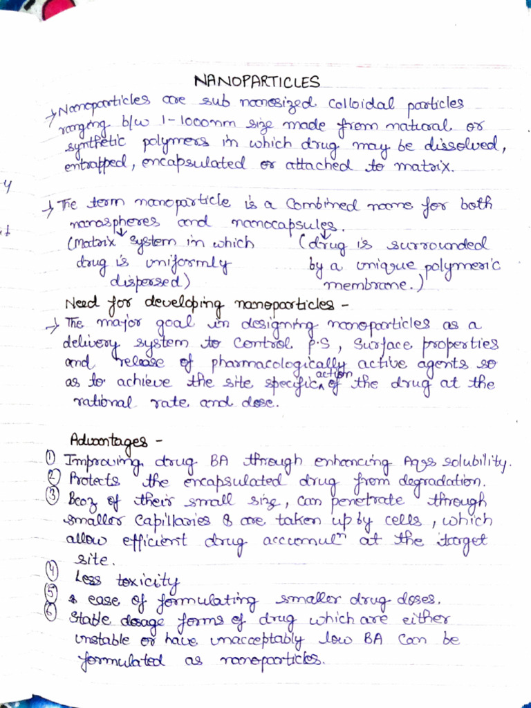 Nanoparticle Drug Delivery Systems | PDF | Physical Chemistry ...